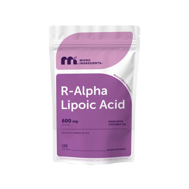 Micro Ingredients R Alpha Lipoic Acid 600mg With Coconut Oil
