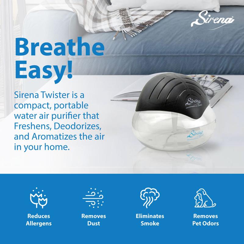 Original Sirena Twister Air Purifier - Refresh Your Home With Clean