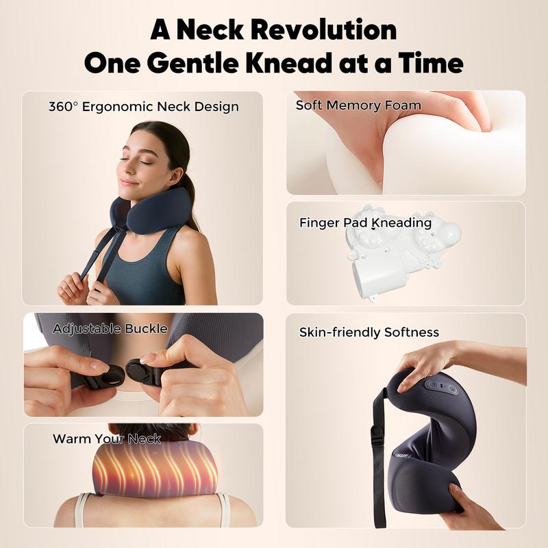 CINCOM U-Shaped Cervical Neck Massager Pillow