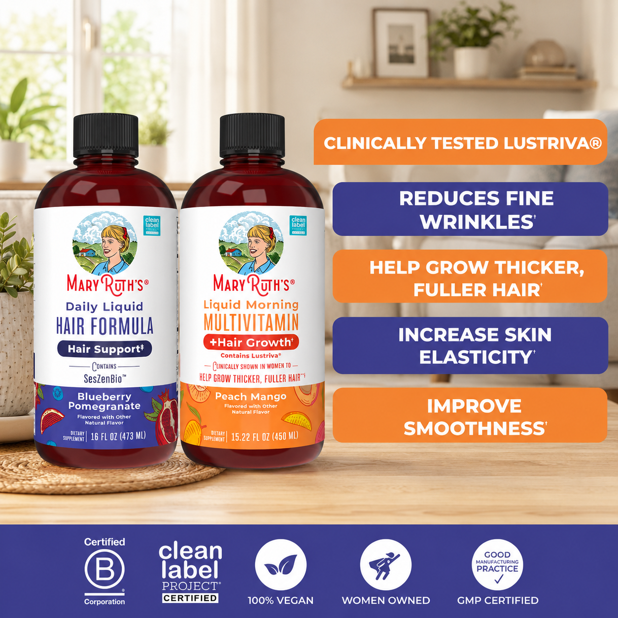 MaryRuth’s Hair Care & Wellness Bundle