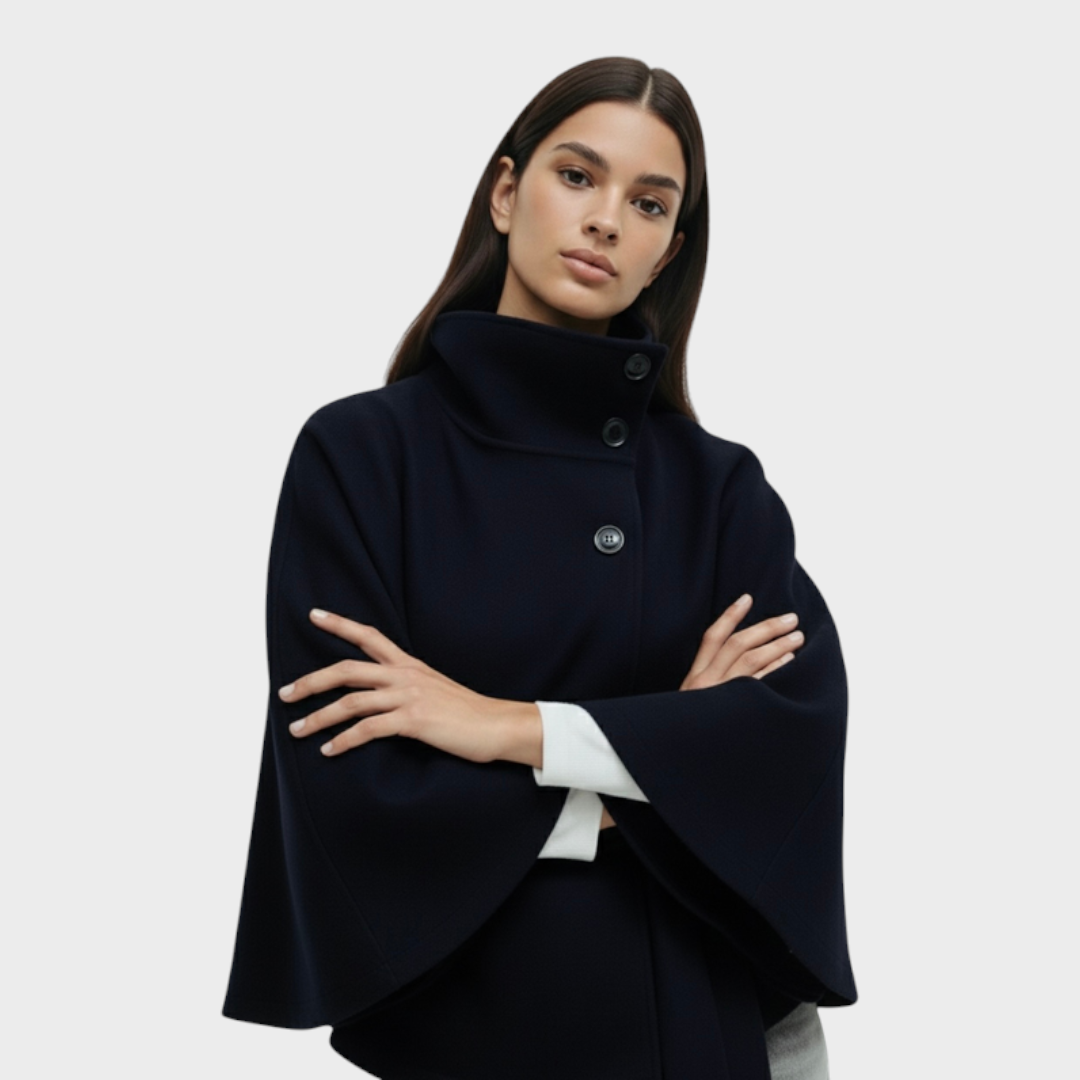 Shayla | Καπα Jacket με Υψηλό Λαιμό και Ζώνη