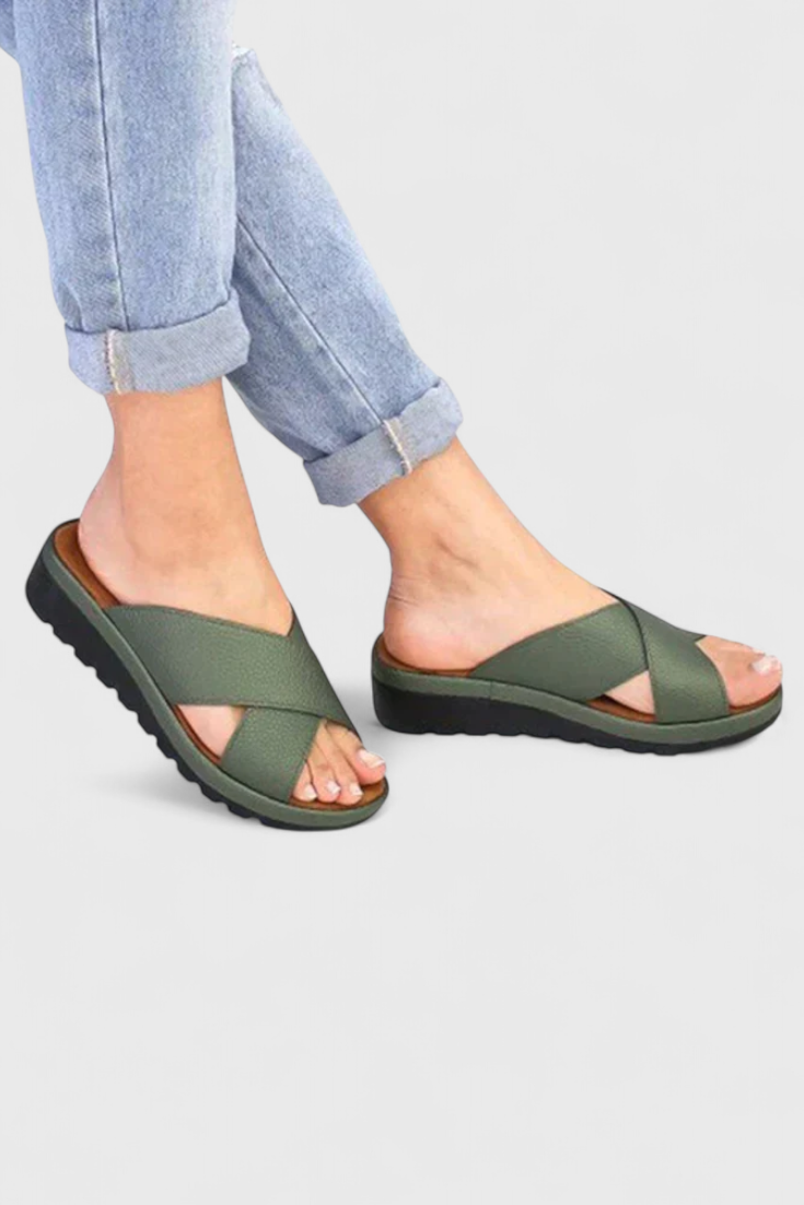 Annelym Orthopedic Wedge σανδάλια για εξωτερικούς χώρους