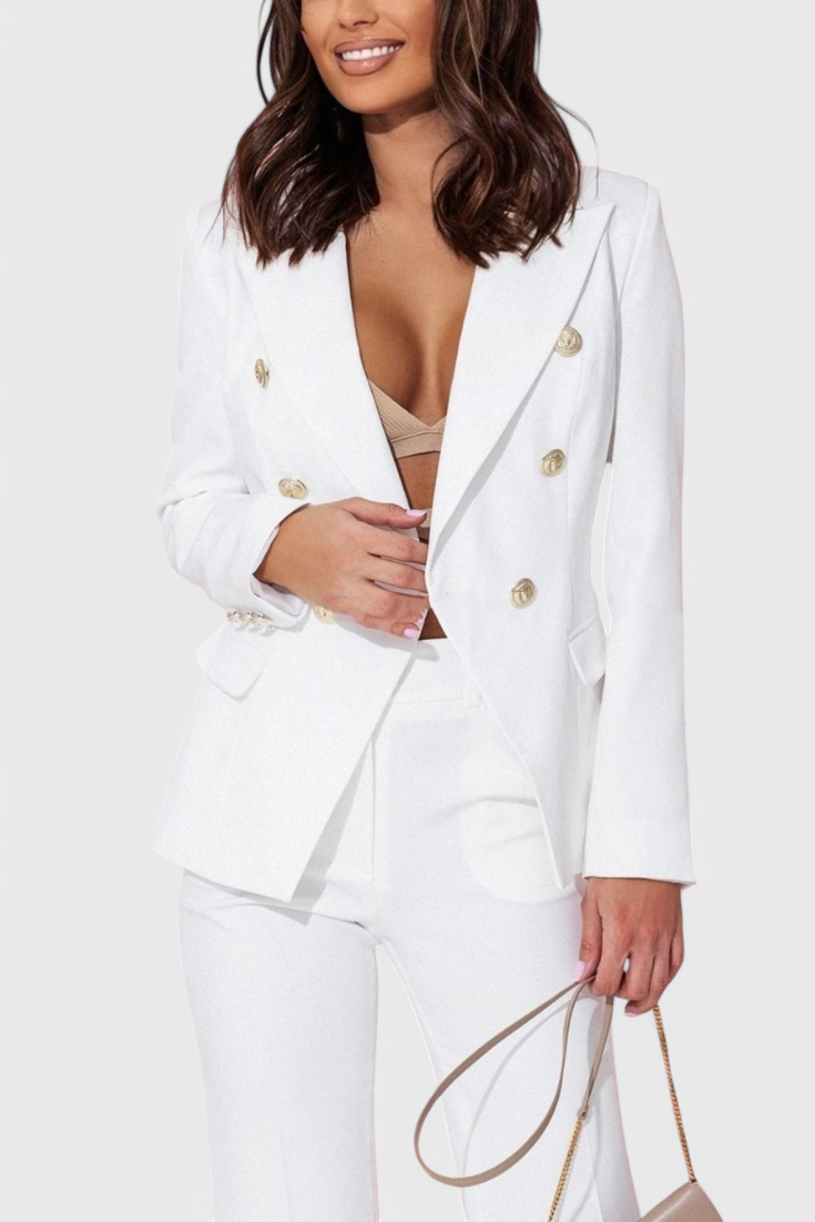 Rosalin Κομψό Σετ με Blazer και Παντελόνι