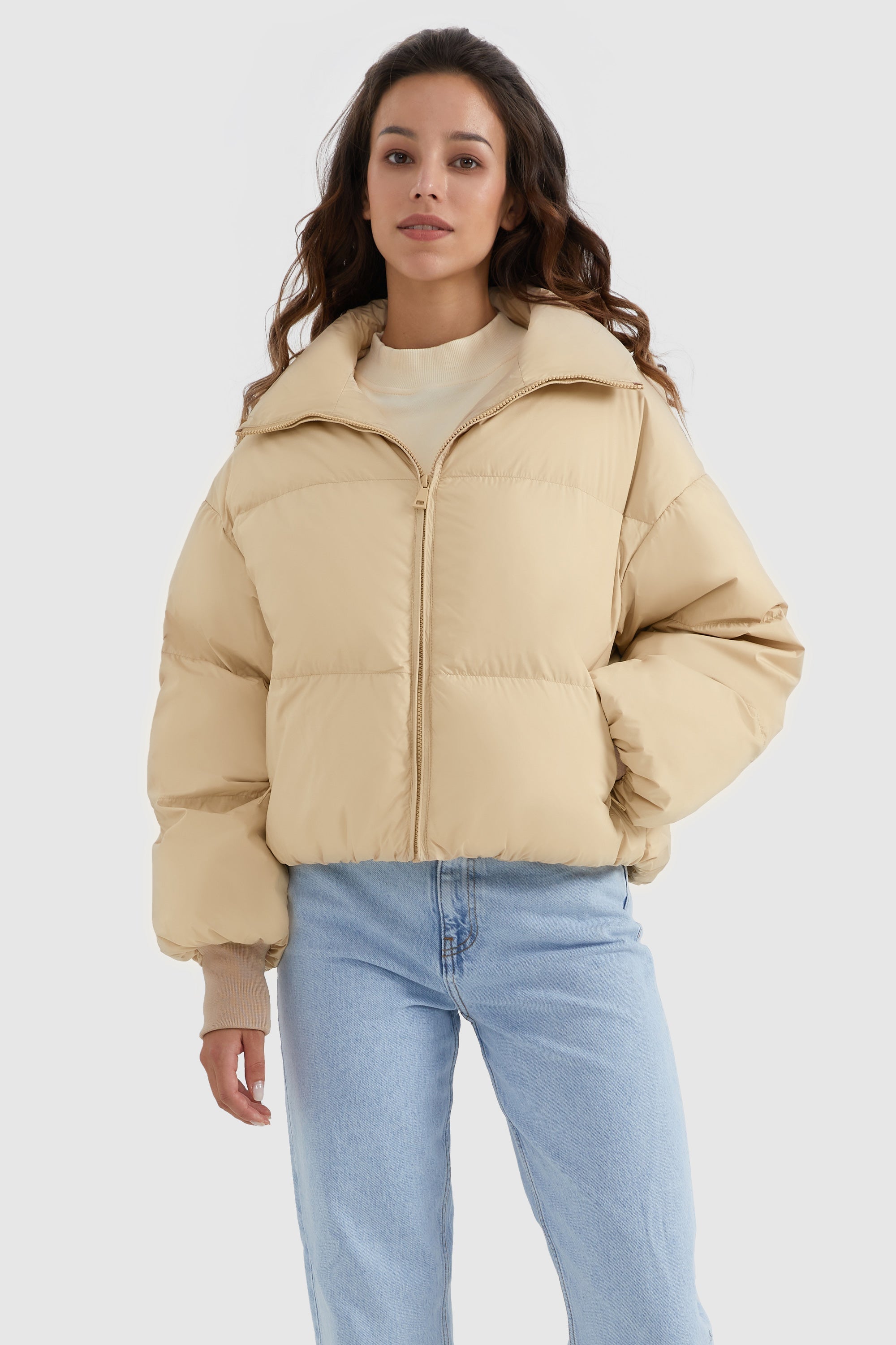 Dela | Κλασικό Κοντό Oversized Πουπουλένιο Παλτό