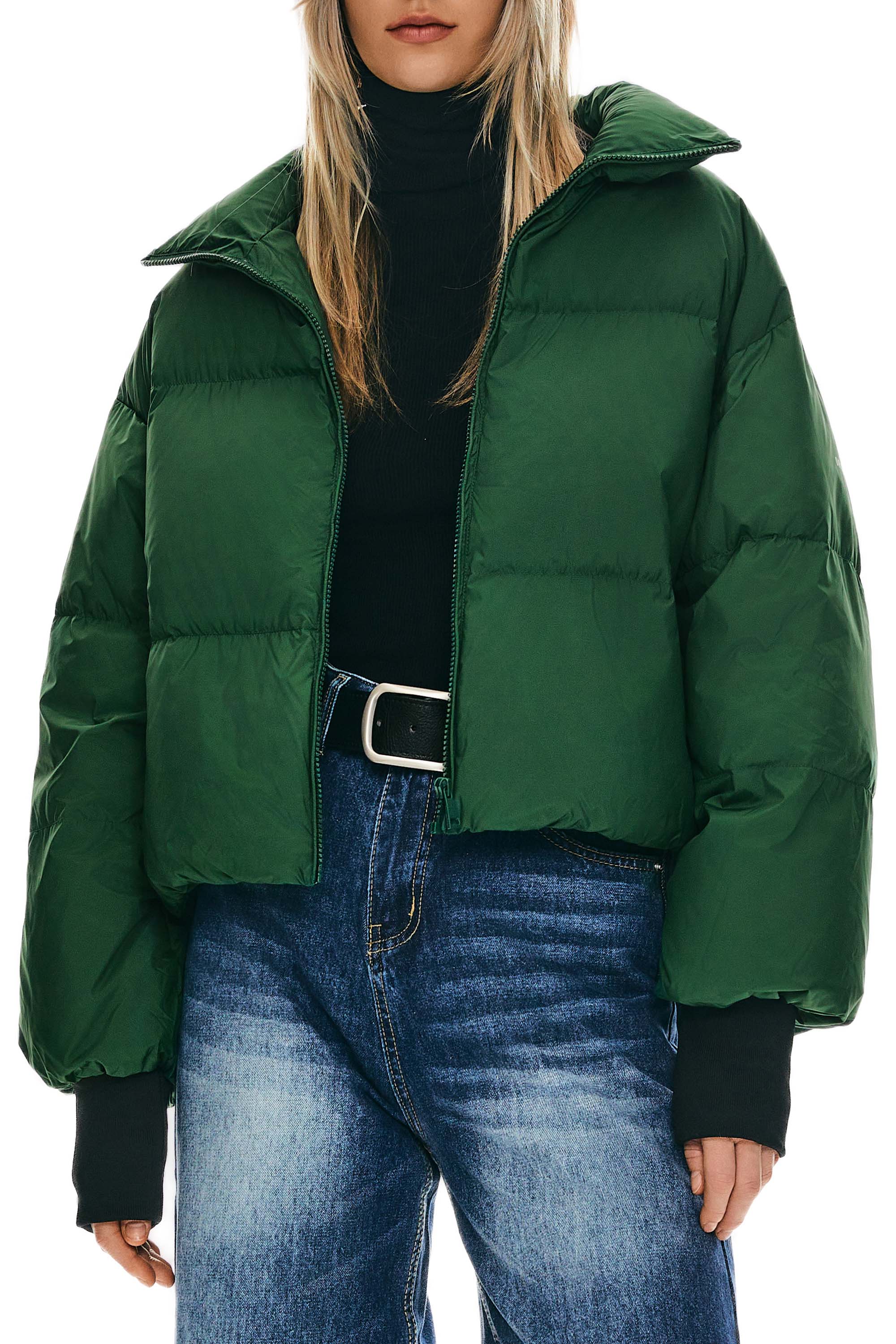 Dela | Κλασικό Κοντό Oversized Πουπουλένιο Παλτό
