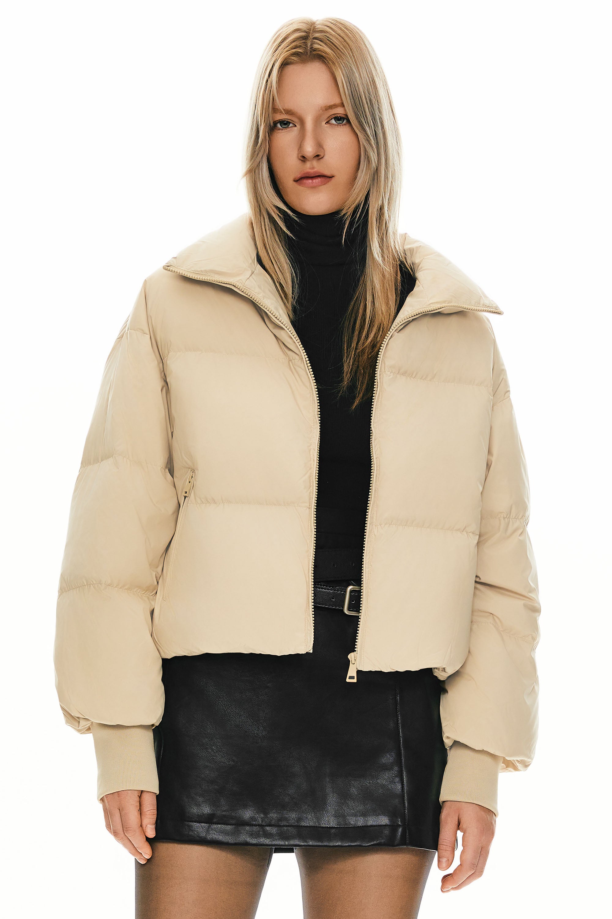 Dela | Κλασικό Κοντό Oversized Πουπουλένιο Παλτό