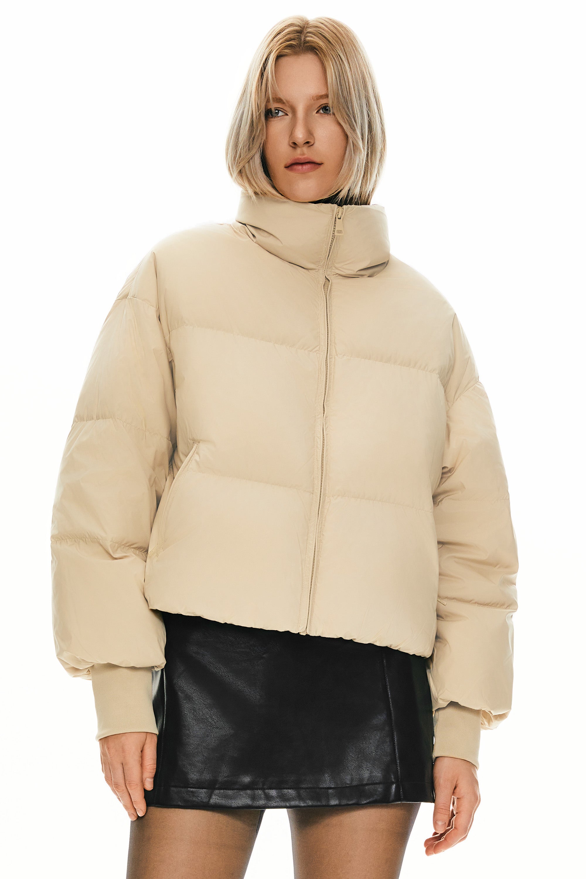 Dela | Κλασικό Κοντό Oversized Πουπουλένιο Παλτό