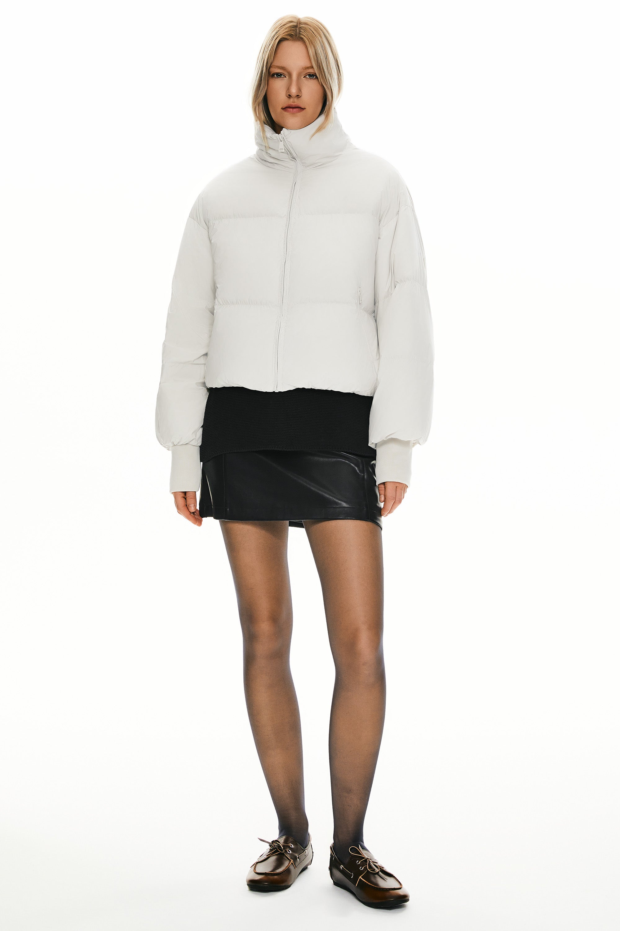 Dela | Κλασικό Κοντό Oversized Πουπουλένιο Παλτό