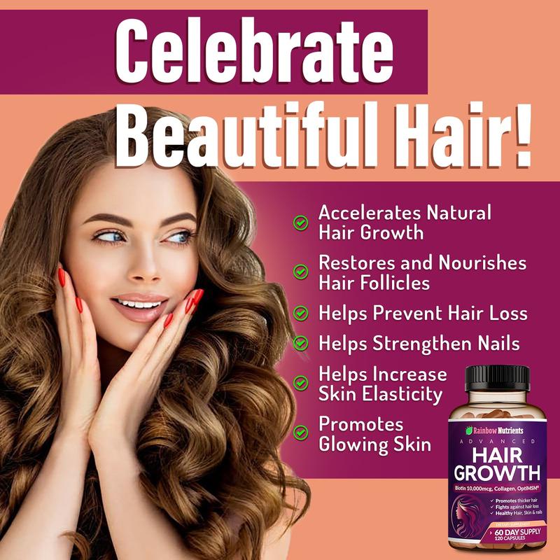 Rainbow Nutrients 24-in-1 Advanced Hair Growth Vitamins