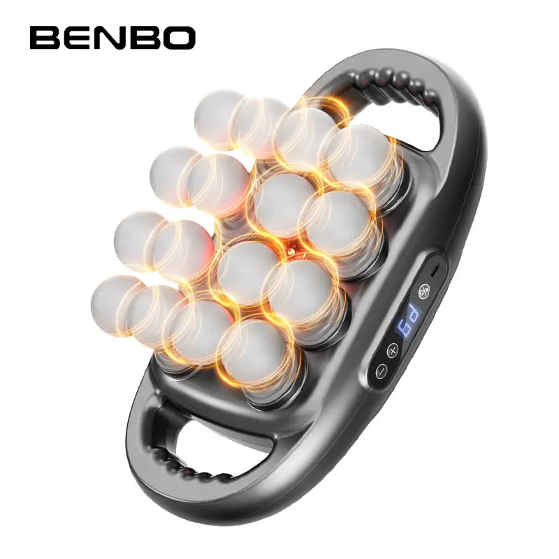 BENBO 20-Ball Massage Gun Quiet Muscle Massager for Back, Shoulders, Legs & Feet