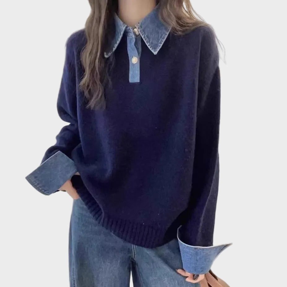 Harrow | Πλεκτό Πουλόβερ με Γιακά (Harrow Knit Collar Sweater)