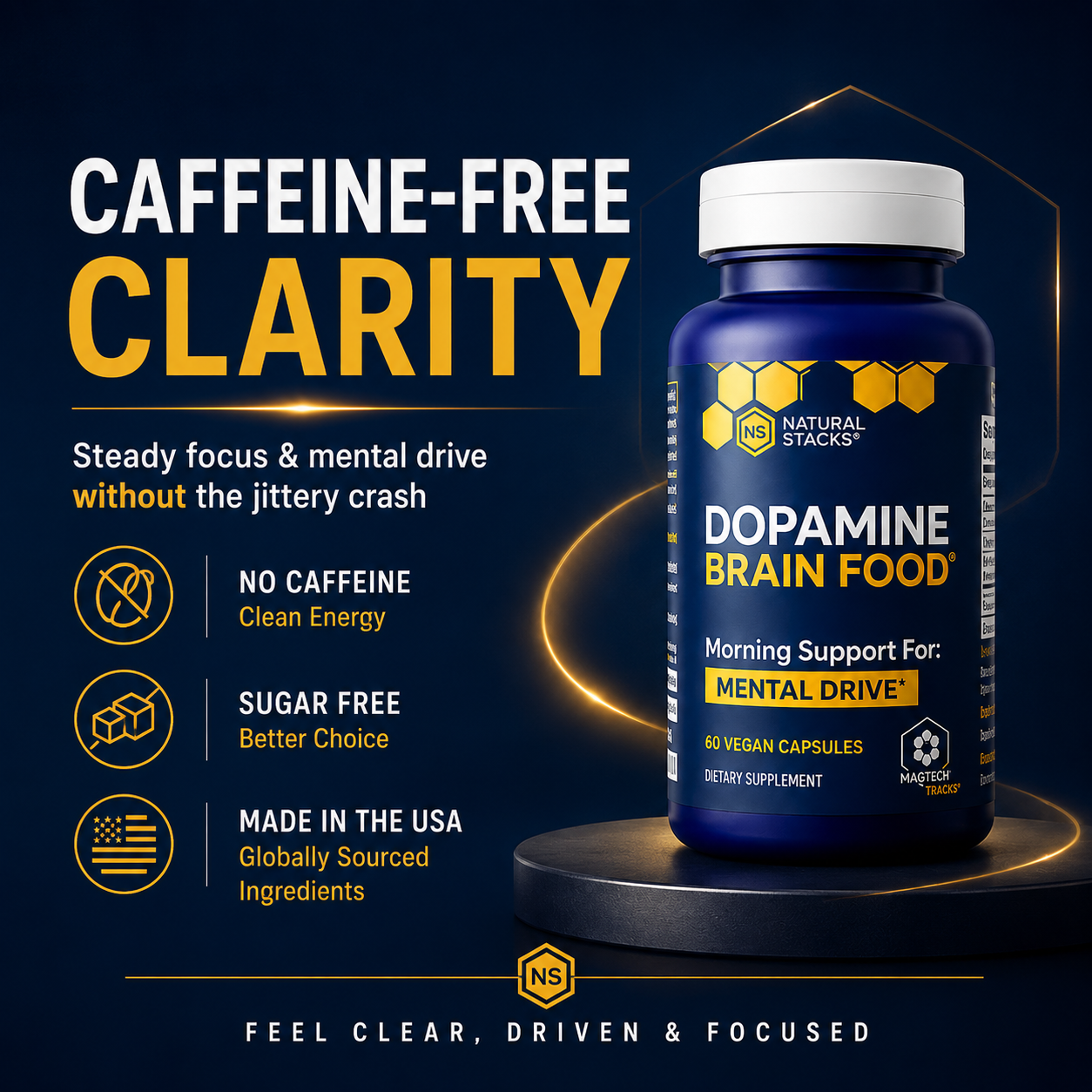 Dopamine Brain Food | Buy 1 Get 1 Free | Feel Clear, Driven & Focused