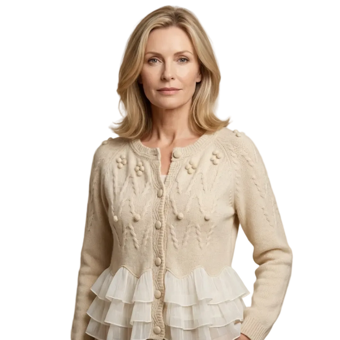 Natalie - Ζακέτα με Βολάν (Ruffle Cardigan)