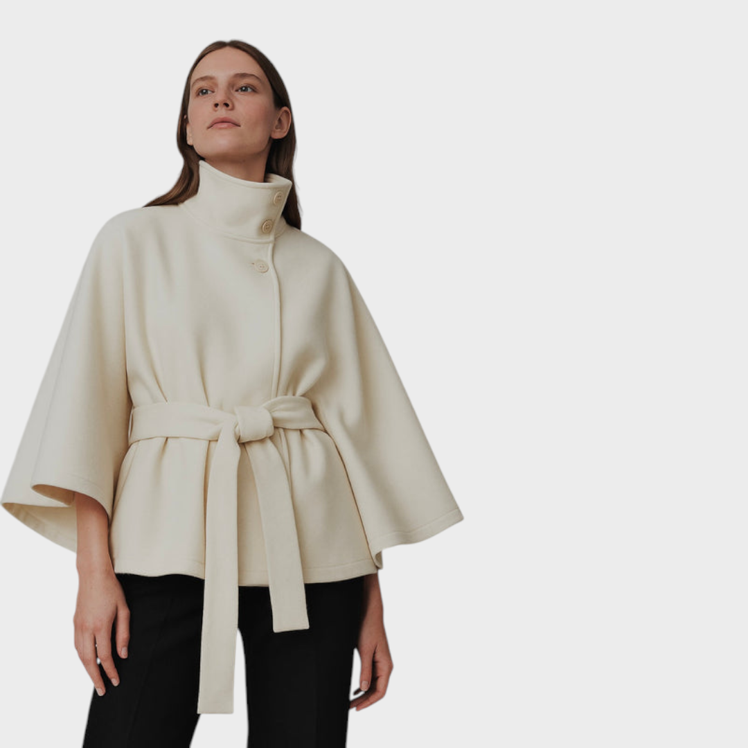 Shayla | Καπα Jacket με Υψηλό Λαιμό και Ζώνη