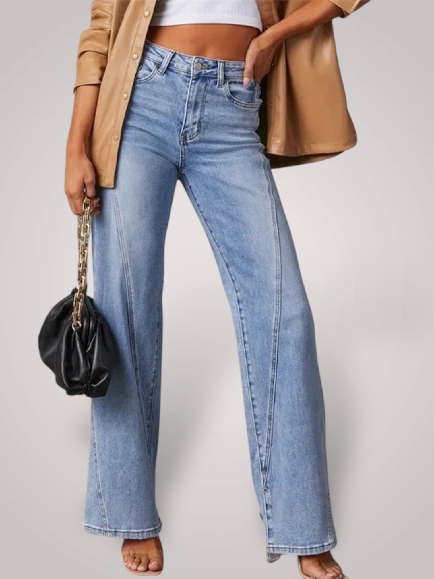 Λόβα | Mid-Rise Φαρδύ Μπατζάκι Jeans