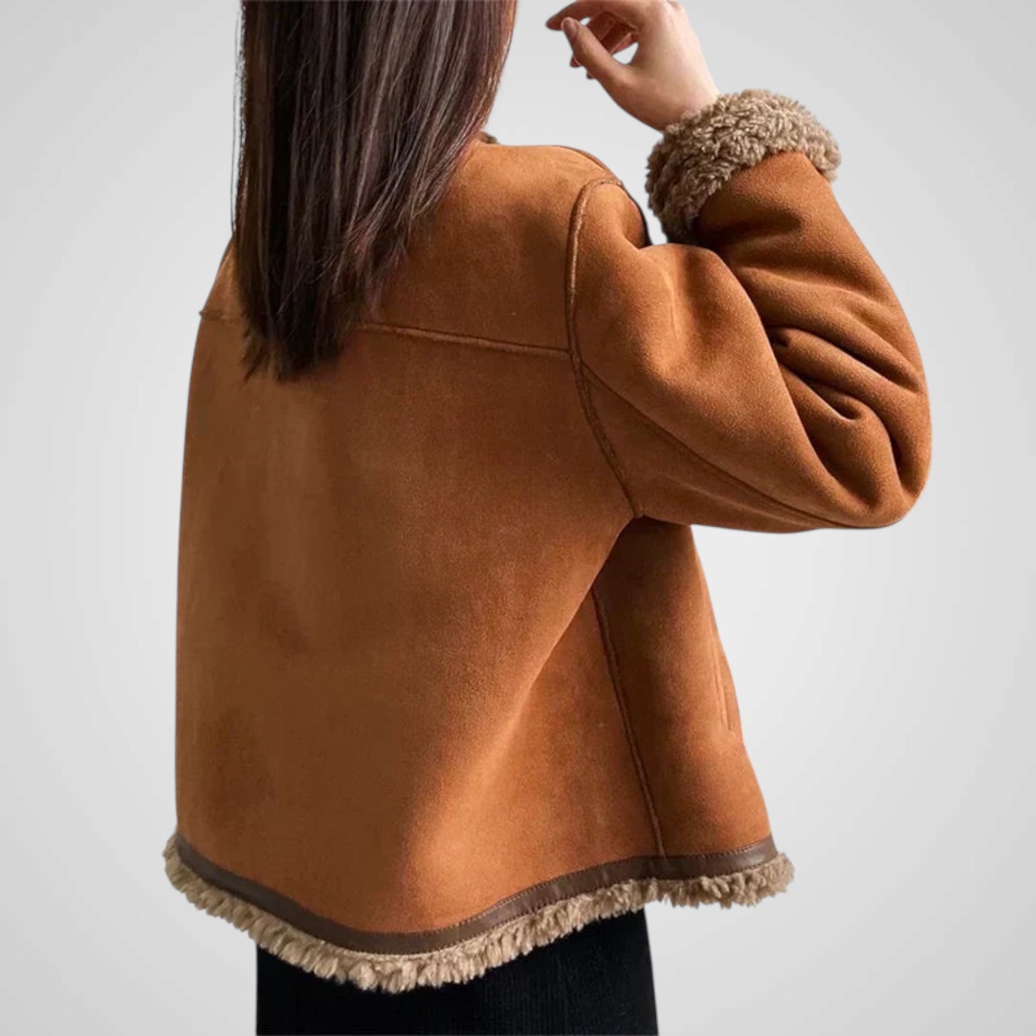 Ίμερ | Buttoned Shearling Μπουφάν