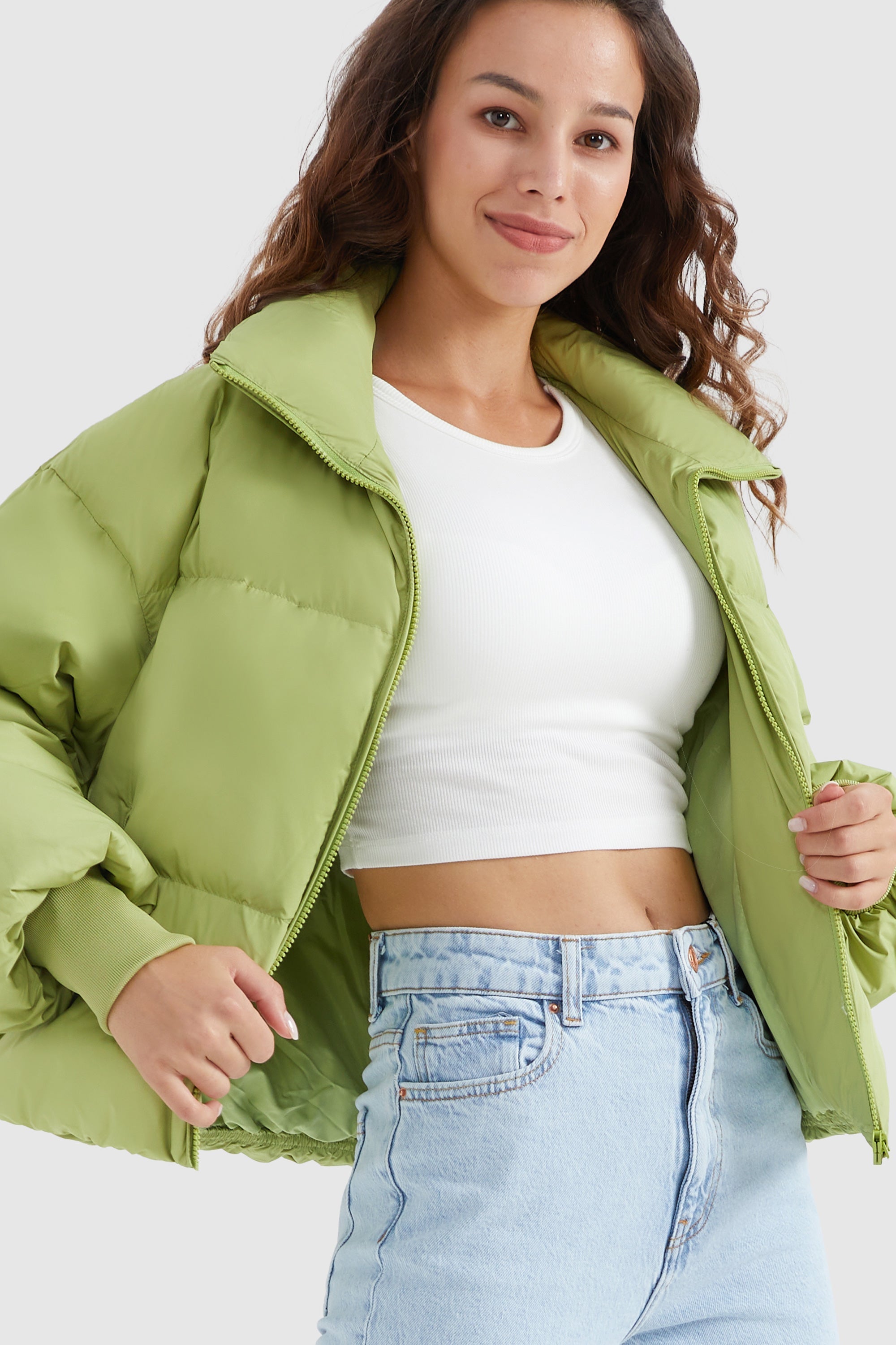 Dela | Κλασικό Κοντό Oversized Πουπουλένιο Παλτό