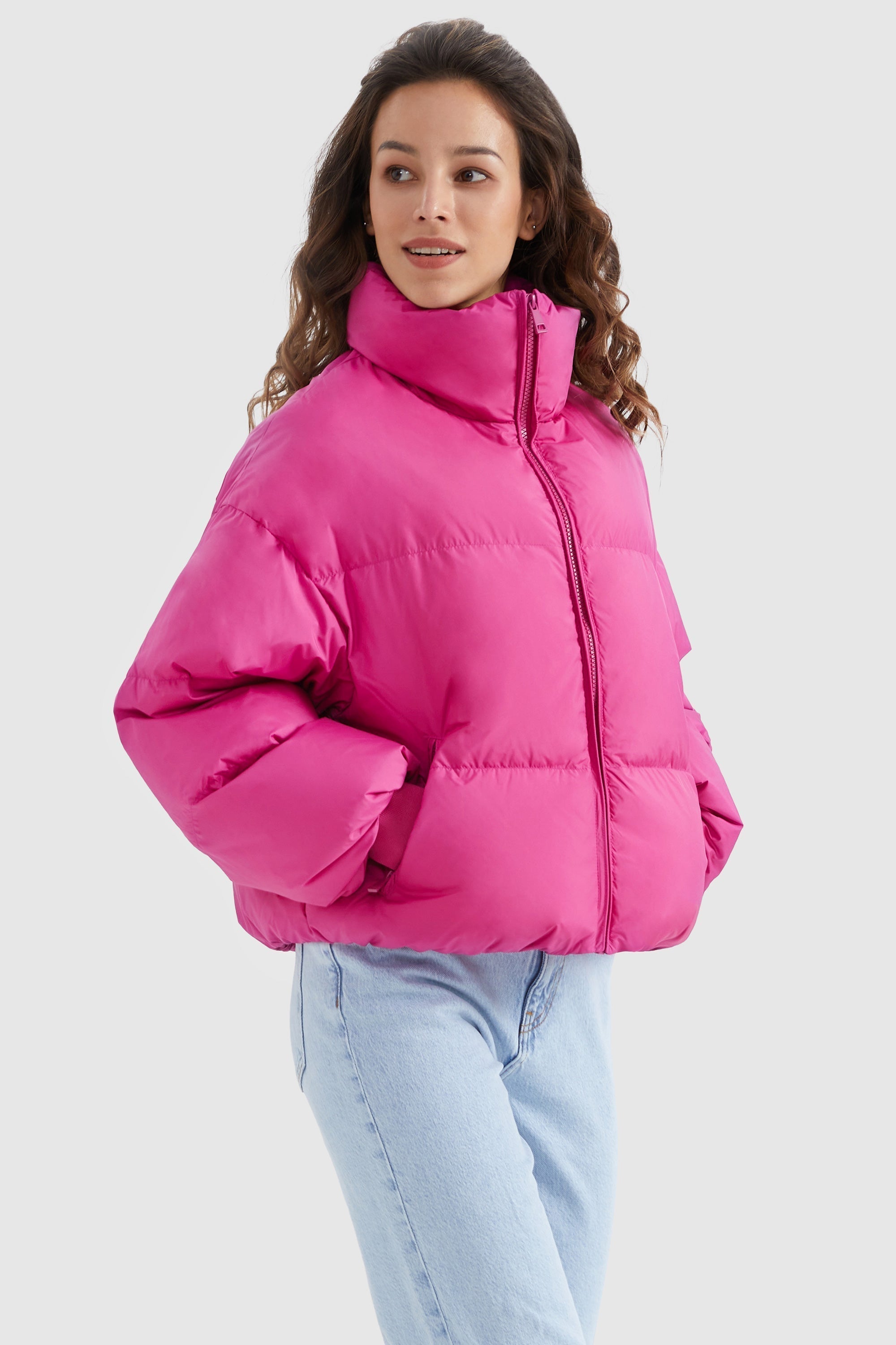 Dela | Κλασικό Κοντό Oversized Πουπουλένιο Παλτό