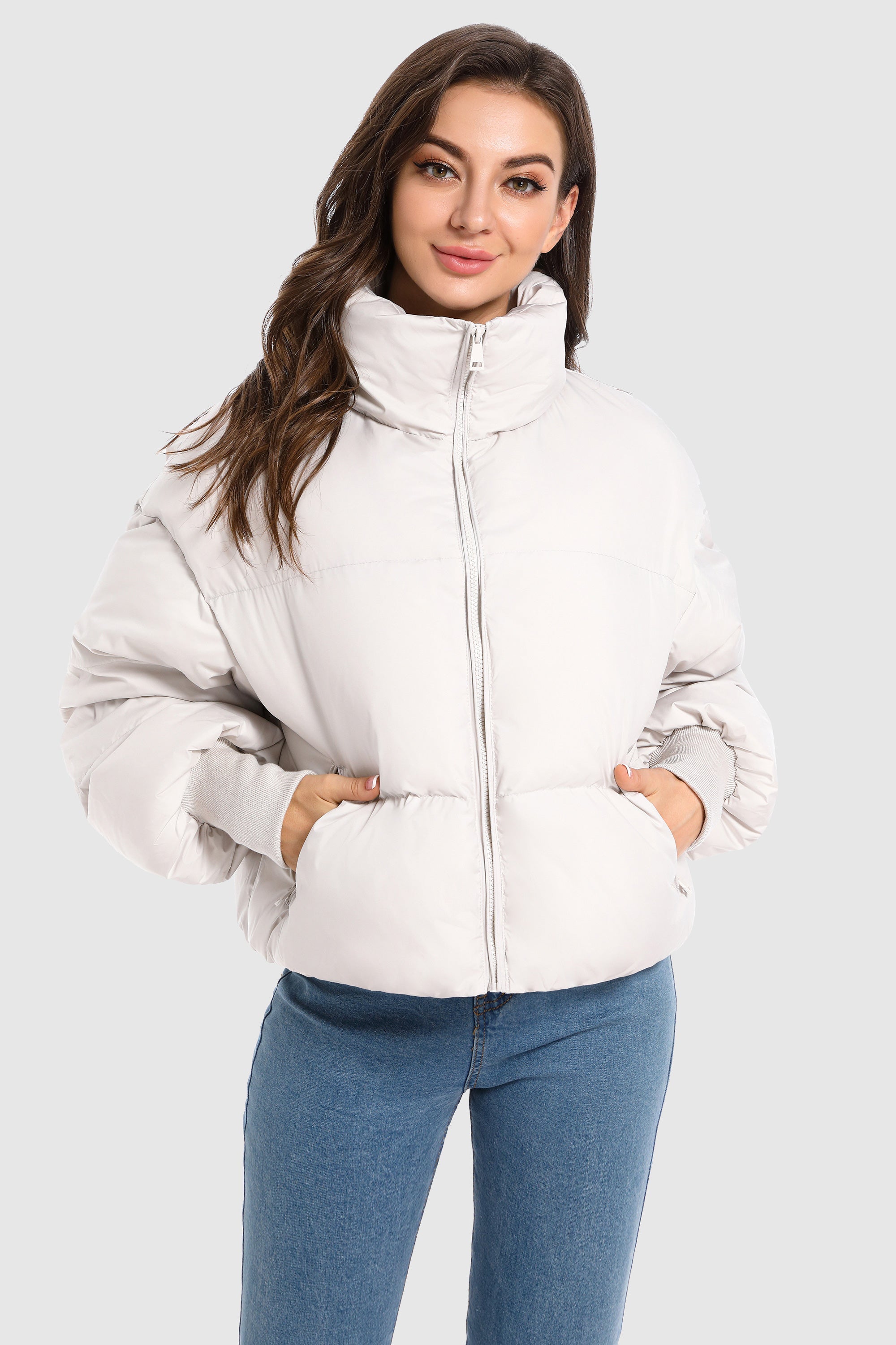 Dela | Κλασικό Κοντό Oversized Πουπουλένιο Παλτό