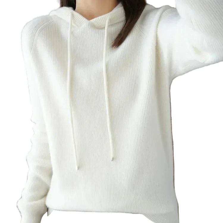 Penny - Πλεκτή Μπλούζα Cashmere με Κουκούλα Calderon (Calderon Cashmere Hood Knit)