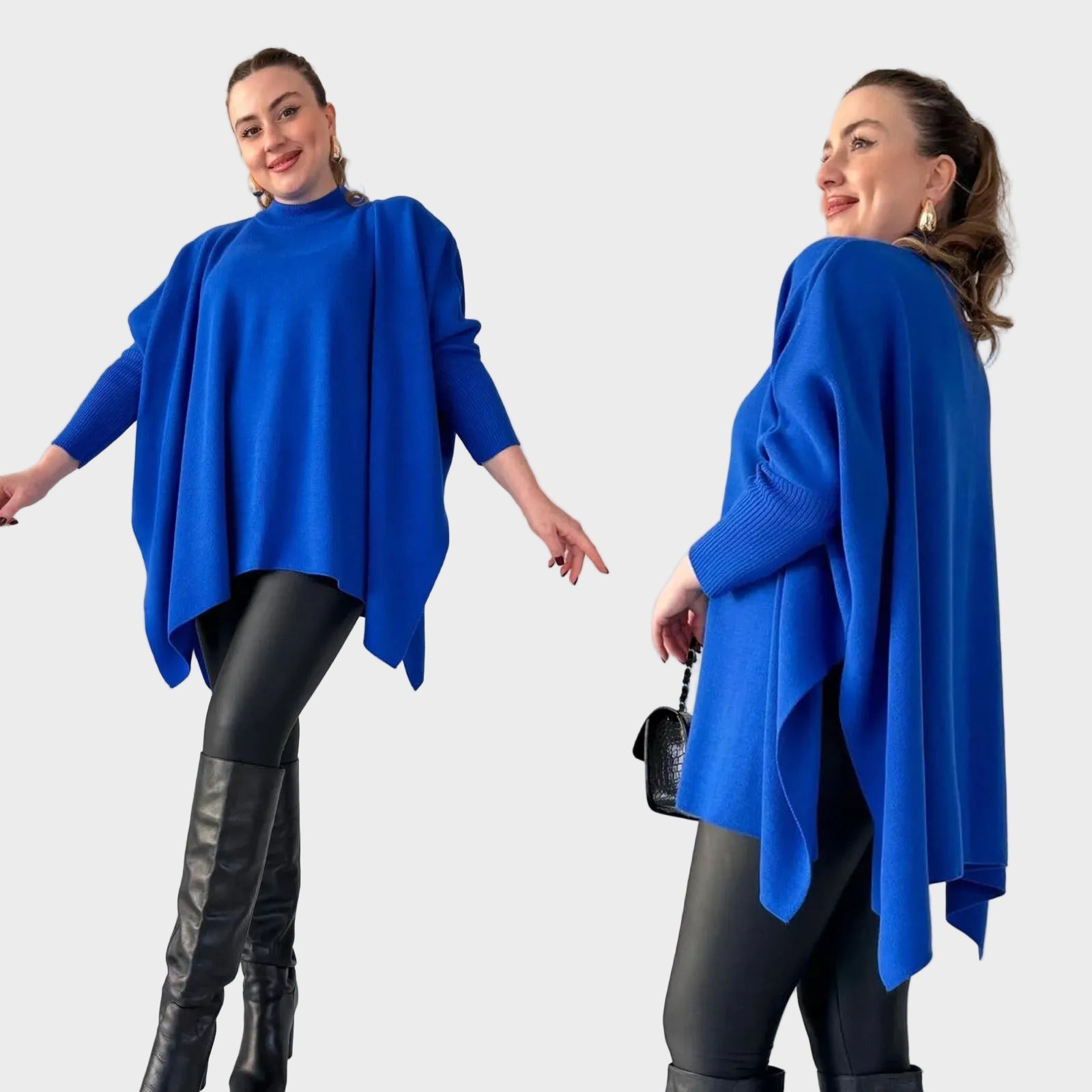 Sadie - Stylish Bat-wing Poncho