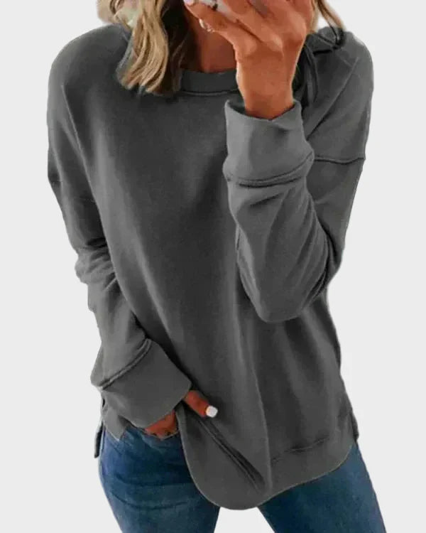 Riverton Μακριά Φούτερ Μπλούζα με Επένδυση Fleece