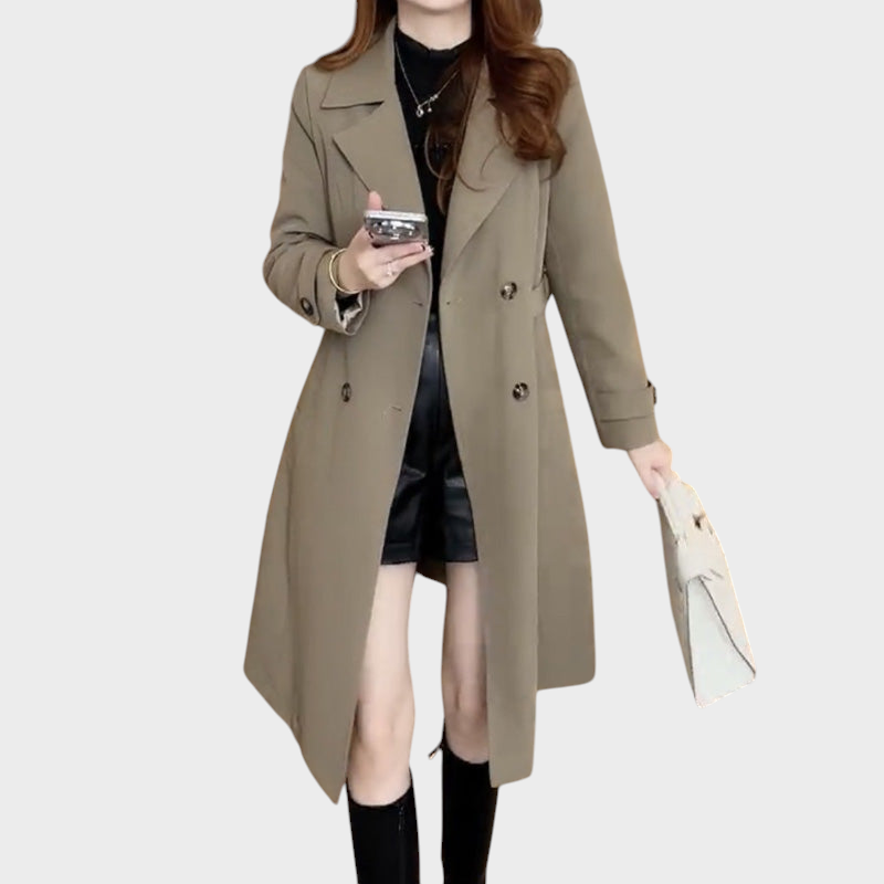 Olivia™ |Κομψό παλτό τύπου trench